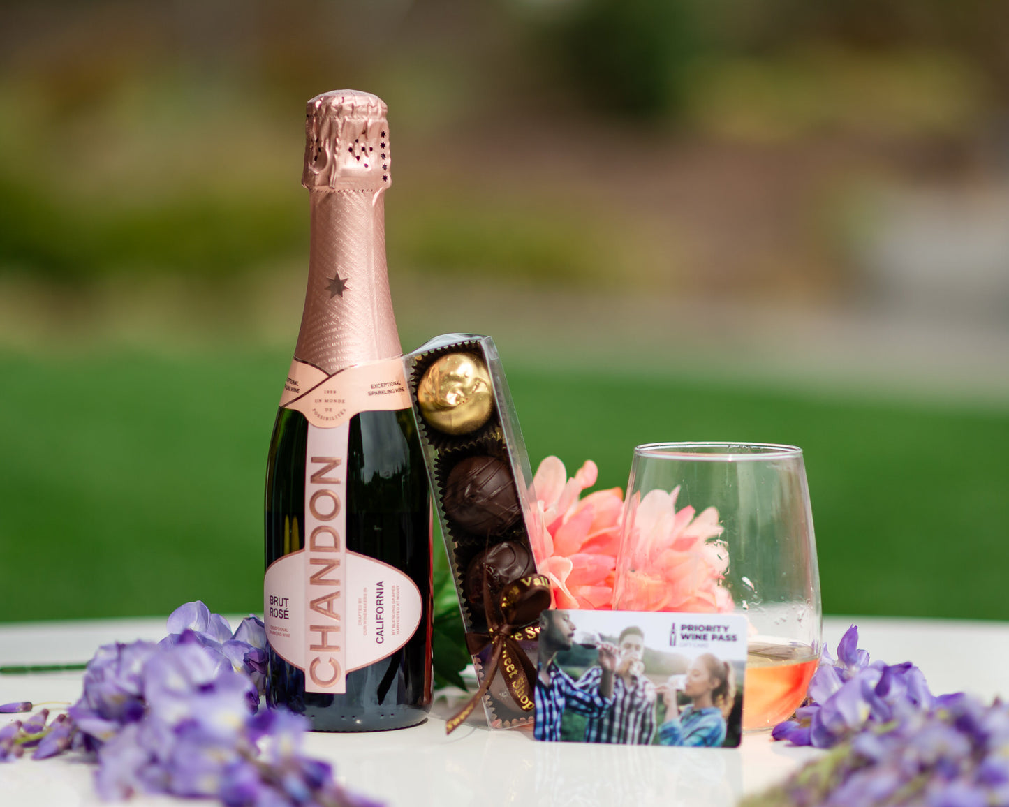 Sparkling Wine & Chocolate Celebration Package