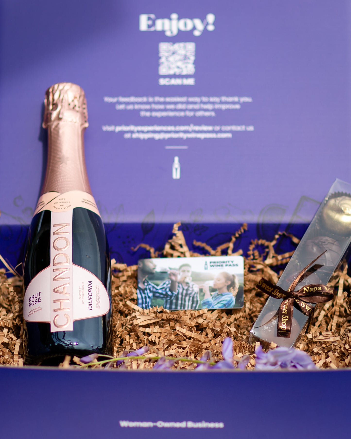 Sparkling Wine & Chocolate Celebration Package