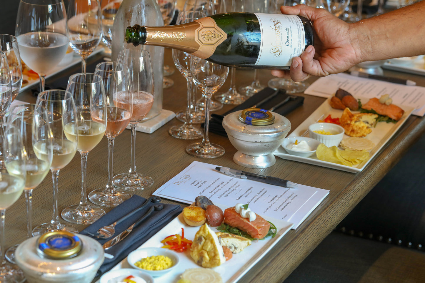 Caviar and Sparkling Wine