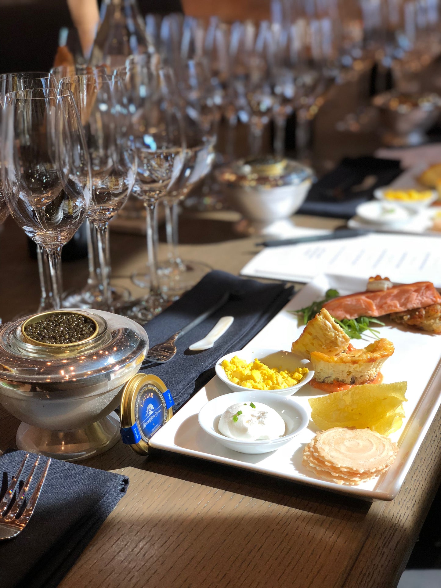 Caviar and Sparkling Wine