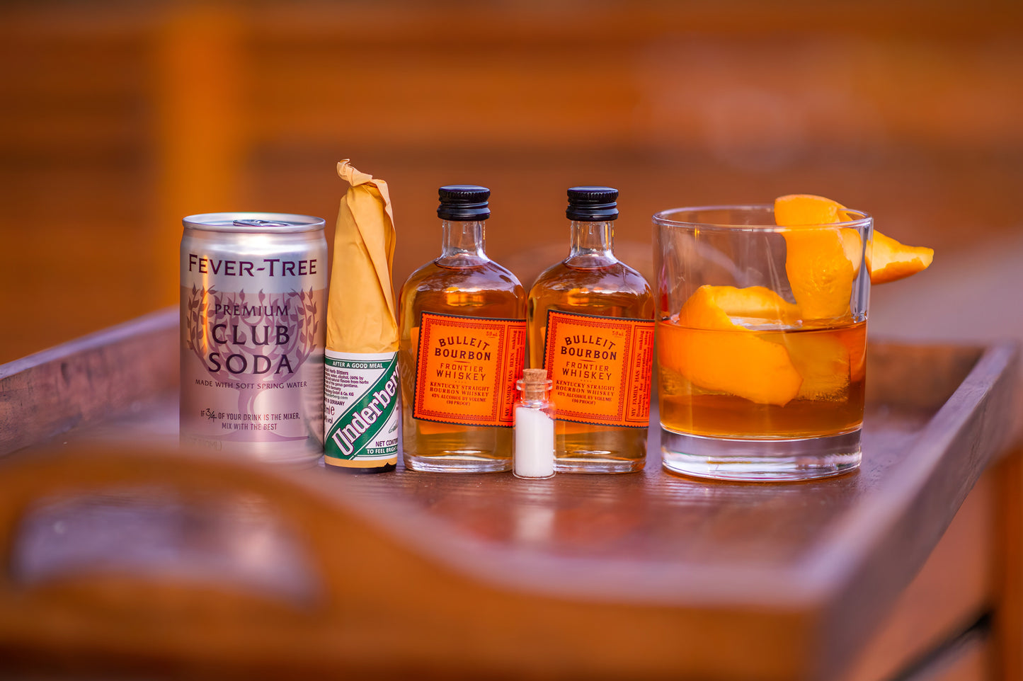 Frosty Old Fashioned Flight the Winter Whiskey Experience