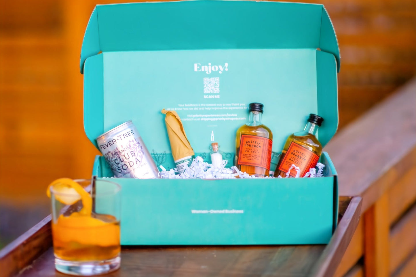 Frosty Old Fashioned Flight the Winter Whiskey Experience