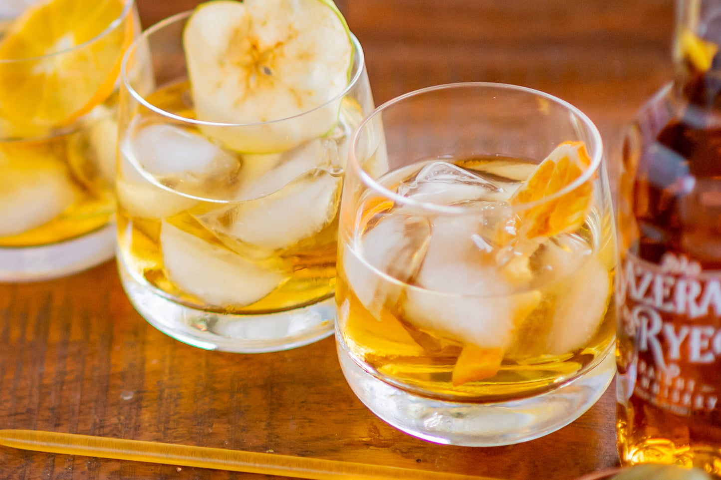 Frosty Old Fashioned Flight the Winter Whiskey Experience