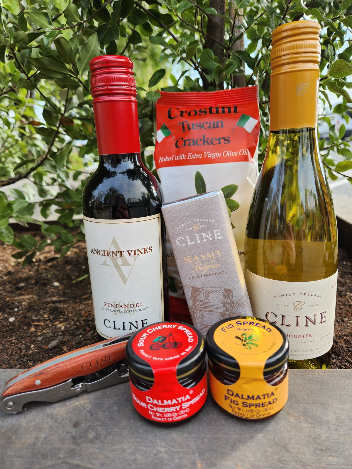 Sonoma Half Bottle Virtual Tasting Kit with Food Pairing