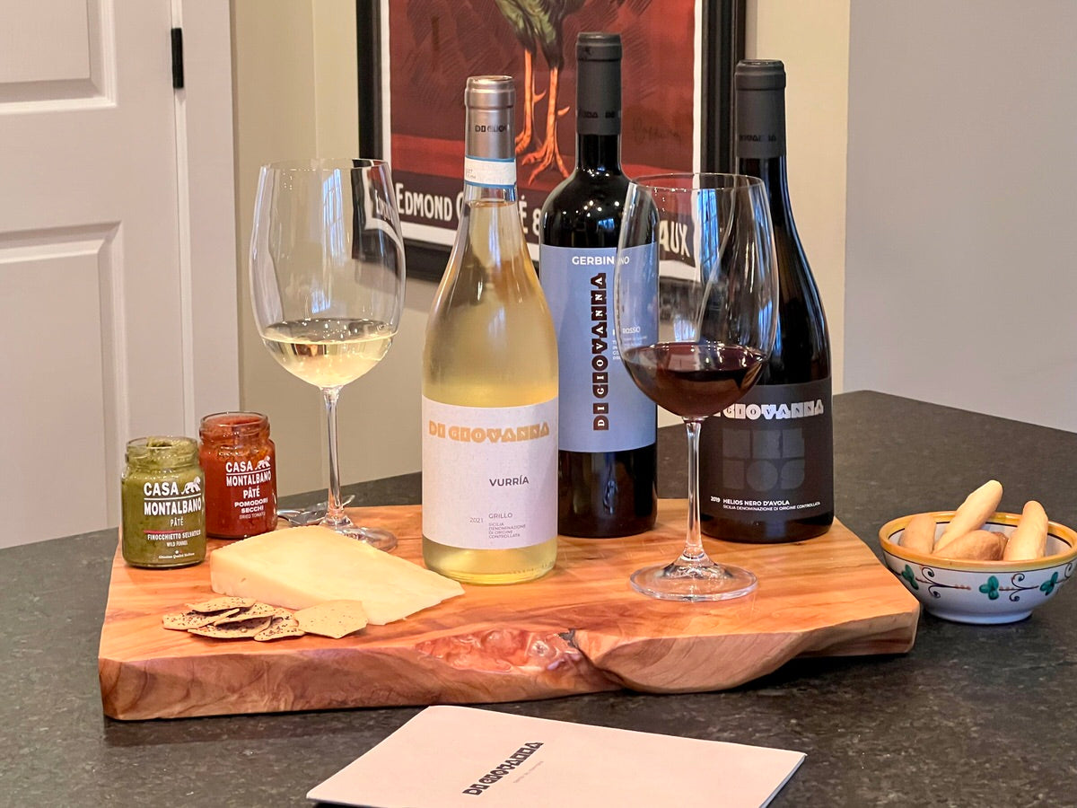 Sicilian Virtual Wine Tasting Experience