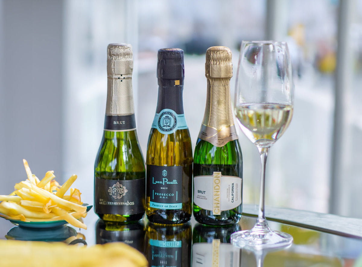 Wine and food pairing experience kit with curated wines and bites for a virtual tasting