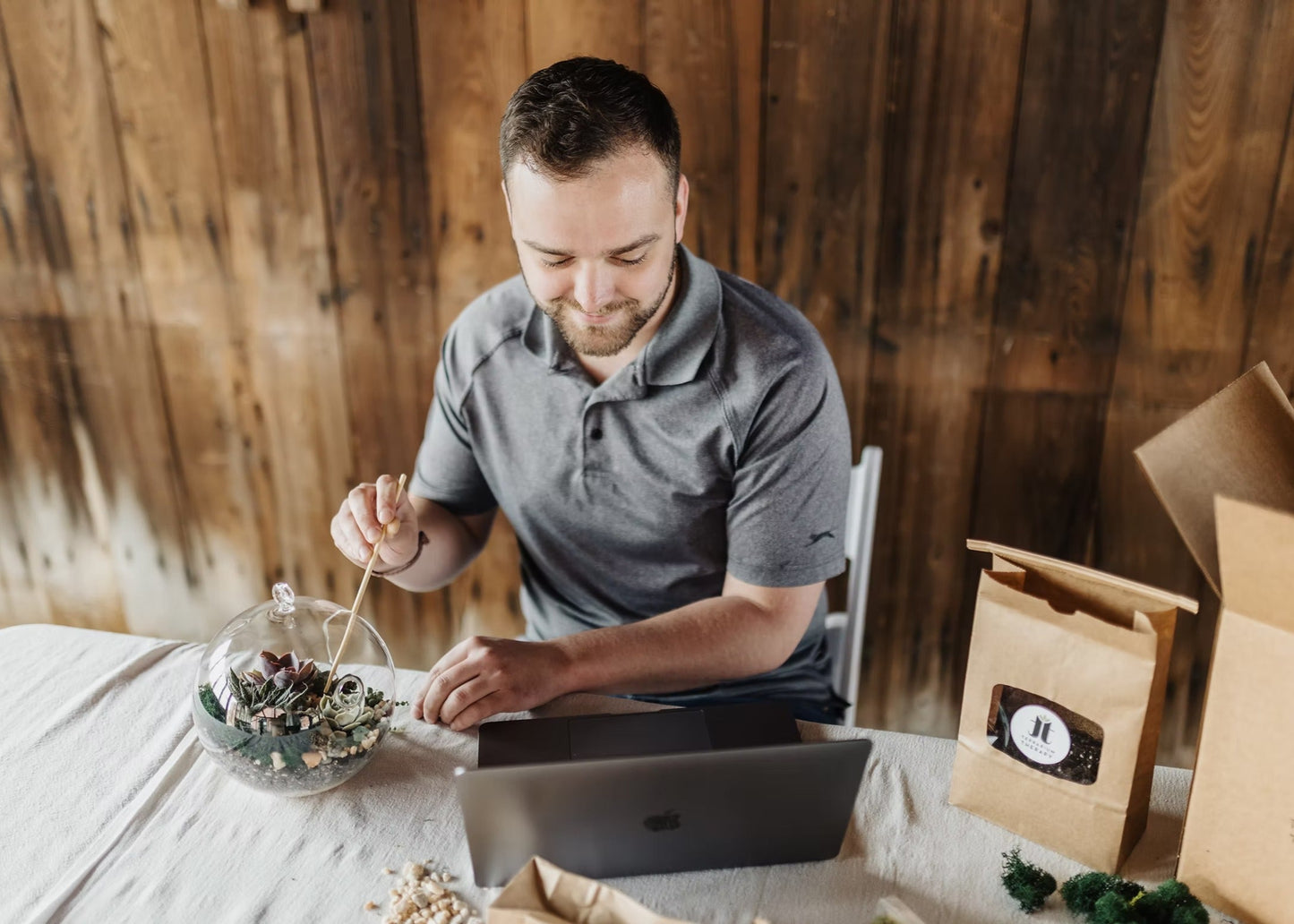 Virtual Terrarium Making Experience