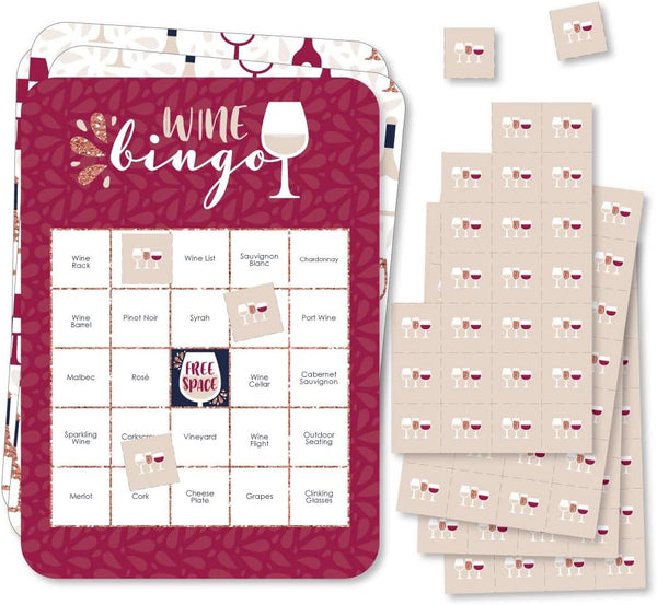 Wine Bingo Cards