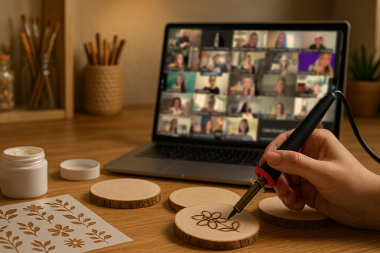 Virtual Wood Burning Experience: Ignite Creativity