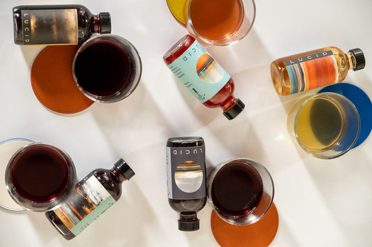 (2oz) Mini Bottle Virtual Wine Tasting & Trivia Pack by Voluptuary Wine & Lucid Wine