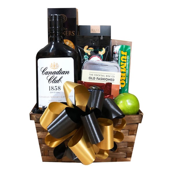 Old Fashioned Cocktail & Food Pairing Gift Basket by Priority