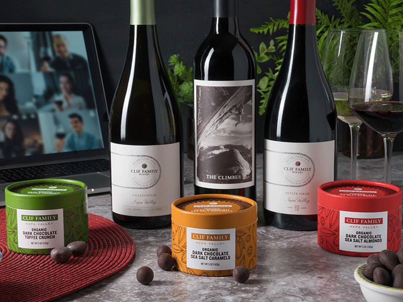 Napa Wine & Chocolate Virtual Tasting Kit by Clif Family Winery