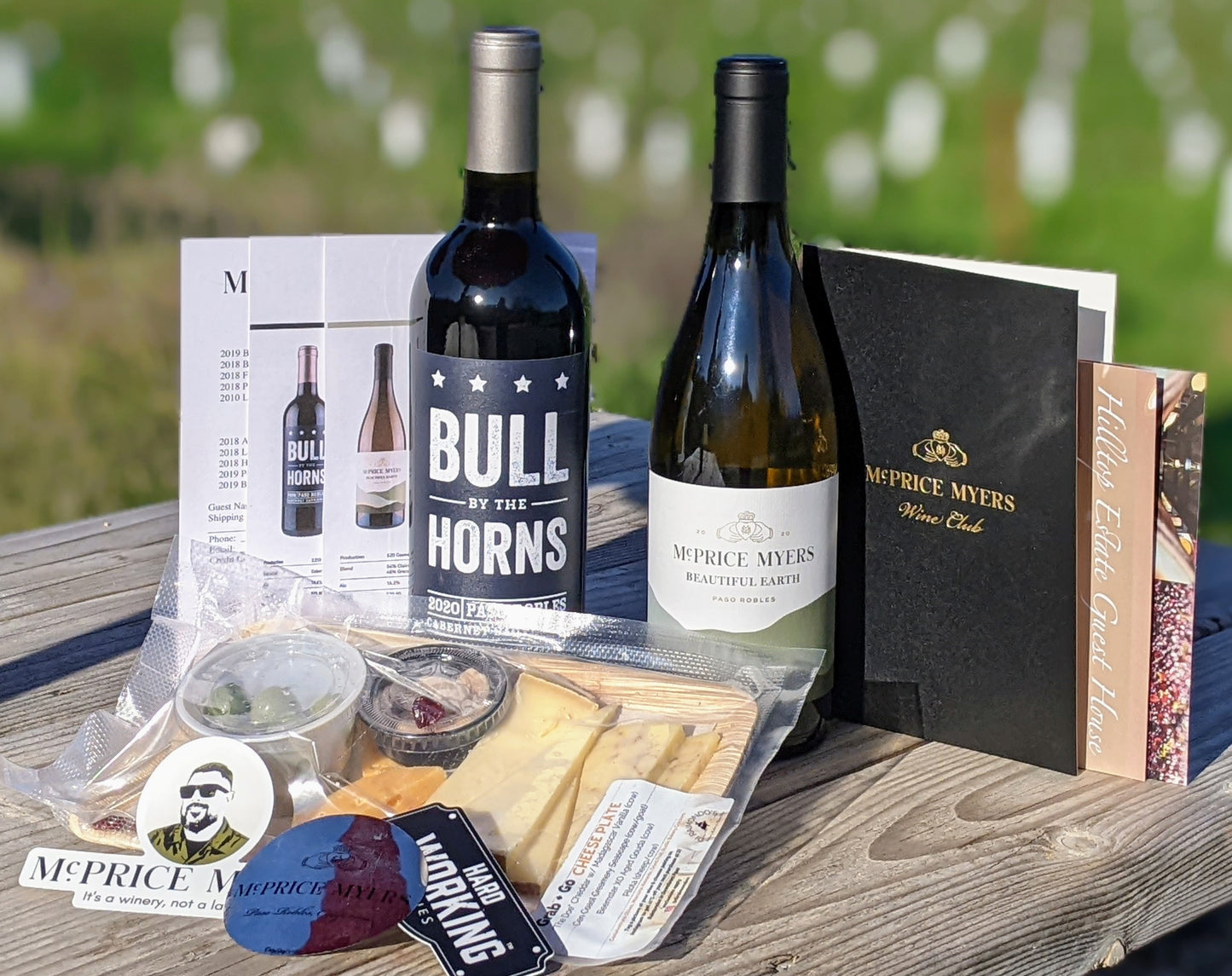 Dual Wine Kit with Food Pairing from Paso Robles by McPrice Myers