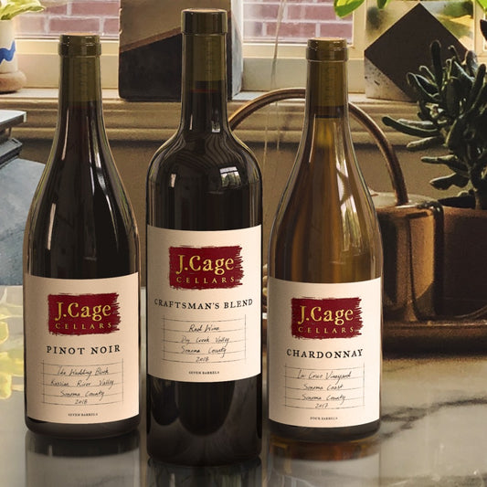 Taste with owners Rogert and Donna and experience a Pinot Noir Exploration of Sonoma by J. Cage Cellars